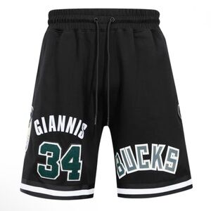 Pro Standard NBA Milwaukee Bucks Giannis Pro Team Men’s Basketball Shorts